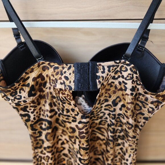 Sexy Leopard-print Pushup Slinky Slip - Picture 5 of 7